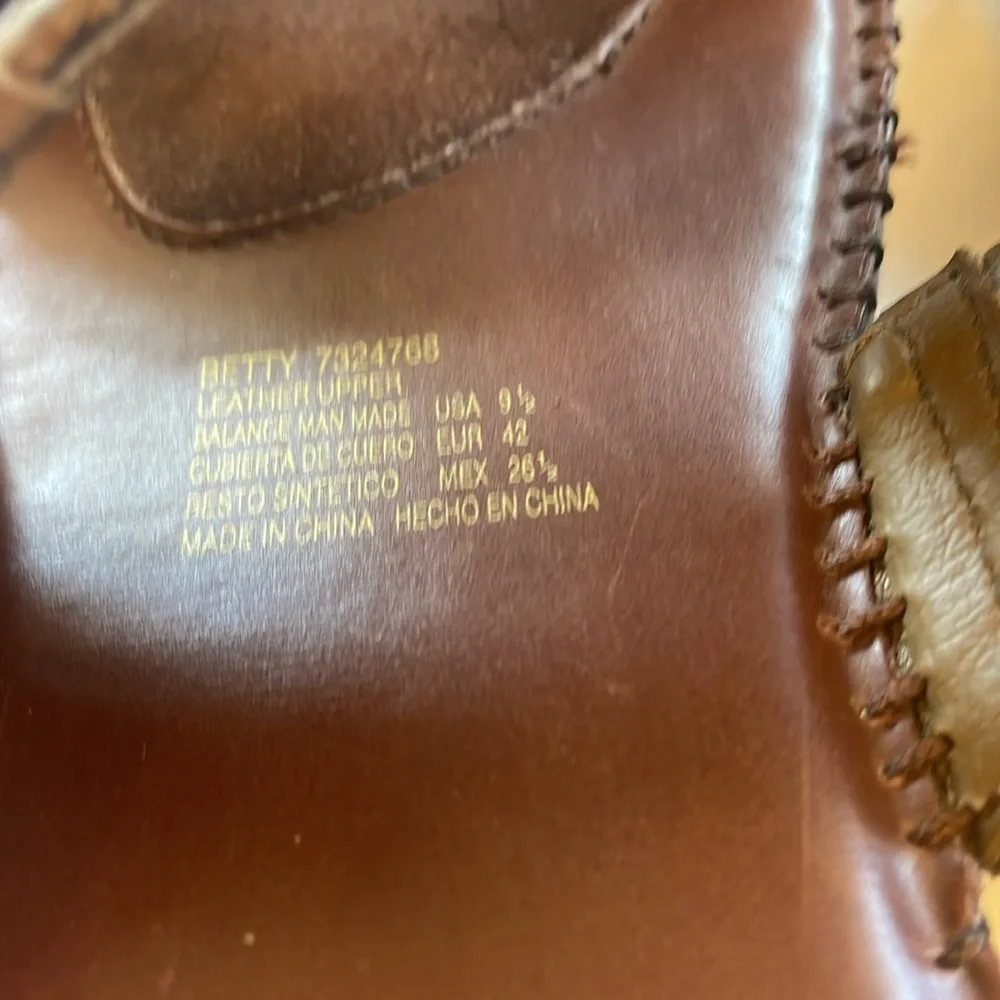 Vintage Dr. scholls Betty Leather double air pillo sandals! Women’s 9.5